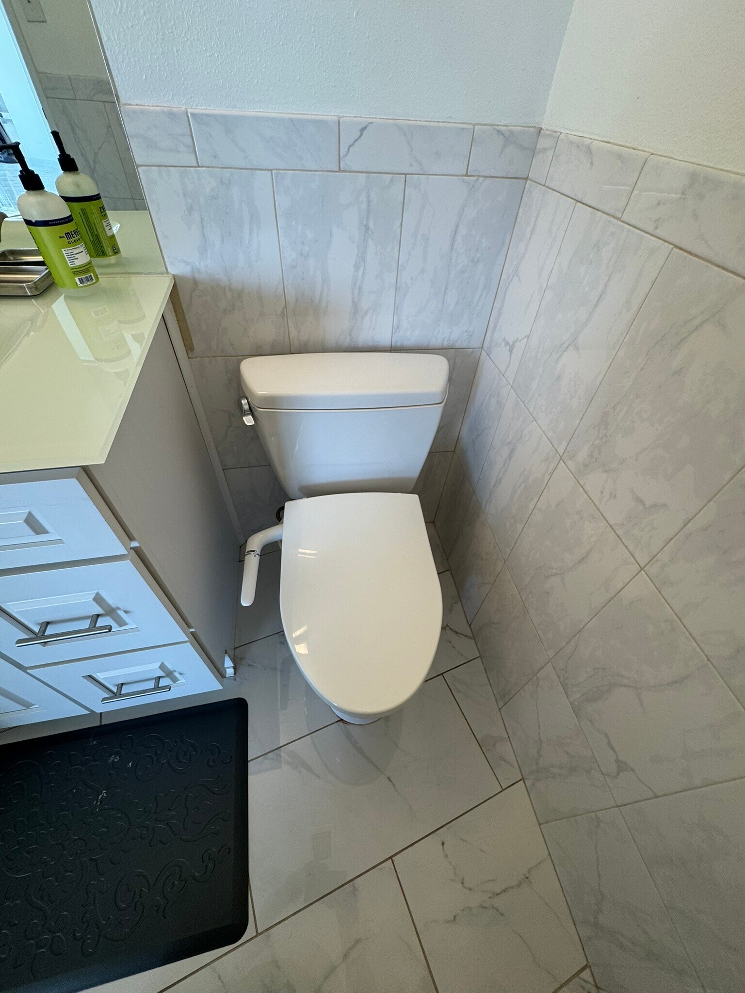 Luxurous guest restroom includes bidet. - 700 E Ocean Blvd