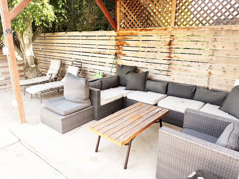 Back Patio Area with Seating - 4574 Florida St