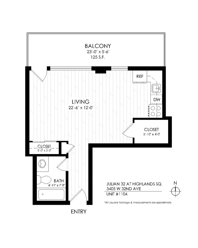 Floorplan - Julian32 at Highlands Square