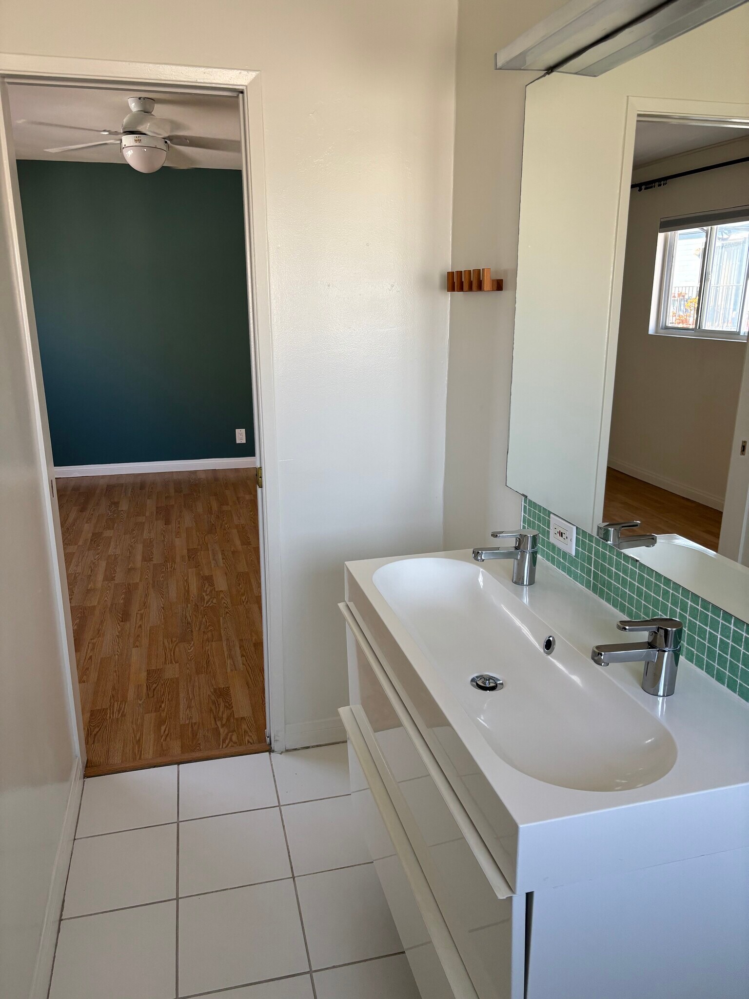 view from master bath to master bedroom - 110 Brooks Ave