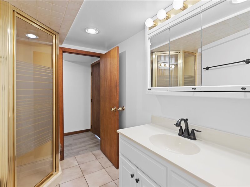 Downstairs bath - 3214 S Throop St