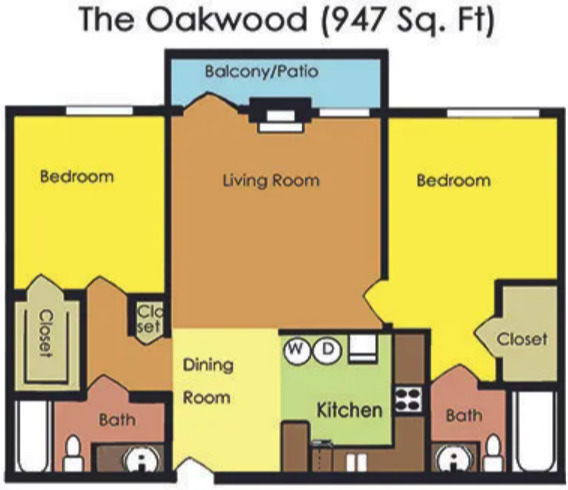 Floorplan - Midwest Pointe Apartments