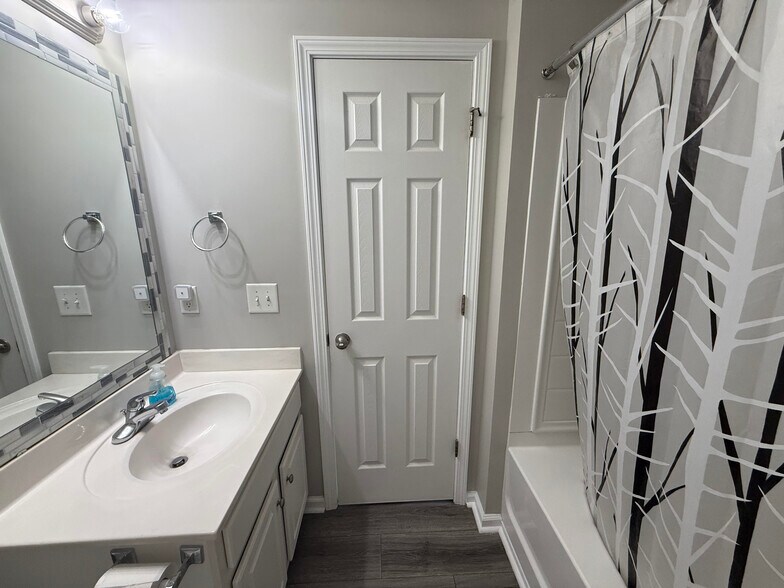 Framed mirrors in both baths - 4305 Timberbrooke Dr