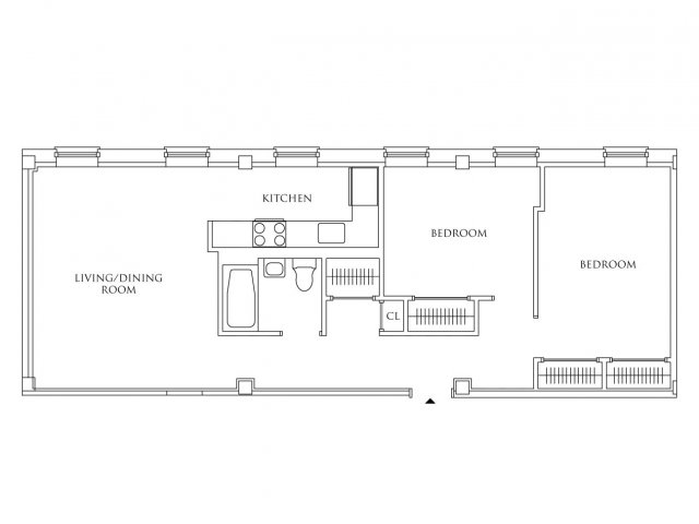 2BR/1BA - Park Lane at Sea View