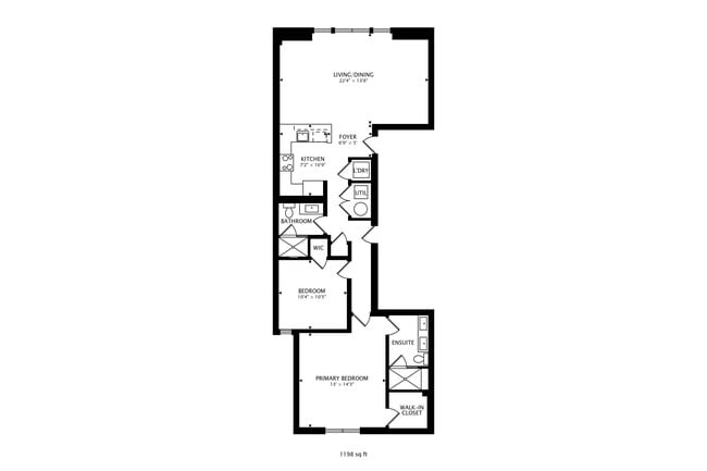 Floorplan - 1703 W Chicago