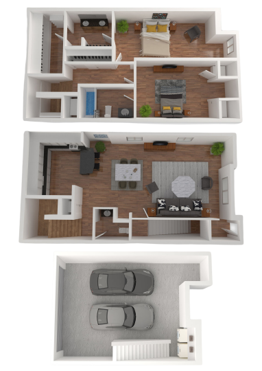 Floorplan - Lakebridge Townhomes