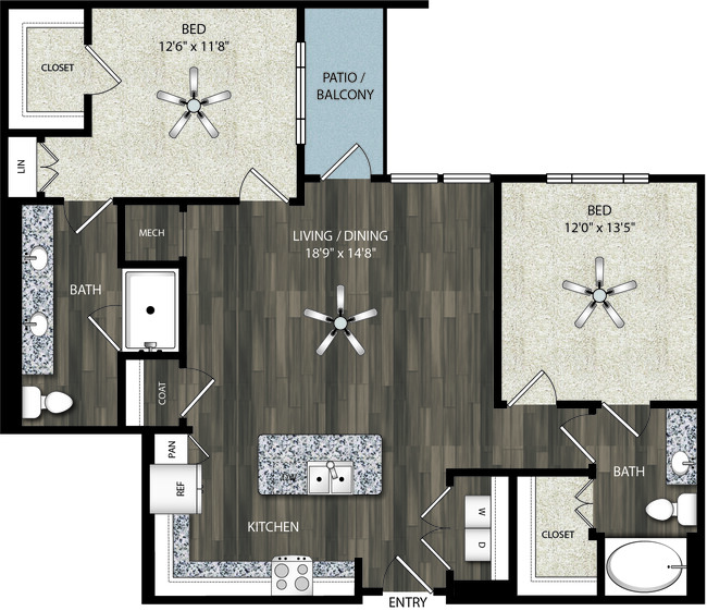 Floorplan - Oaks 55