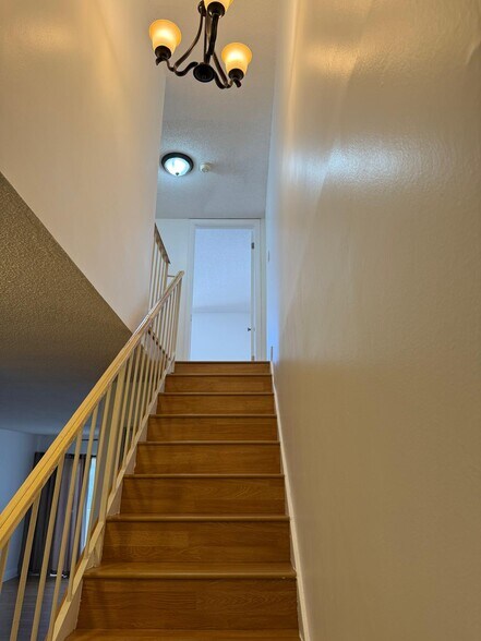 Stairs looking into master bedroom - 9365 Fontainebleau Blvd