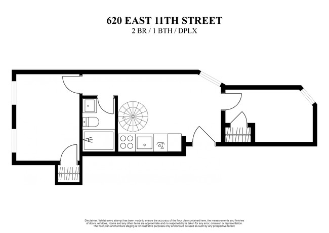 Floorplan - 620 East 11th Street