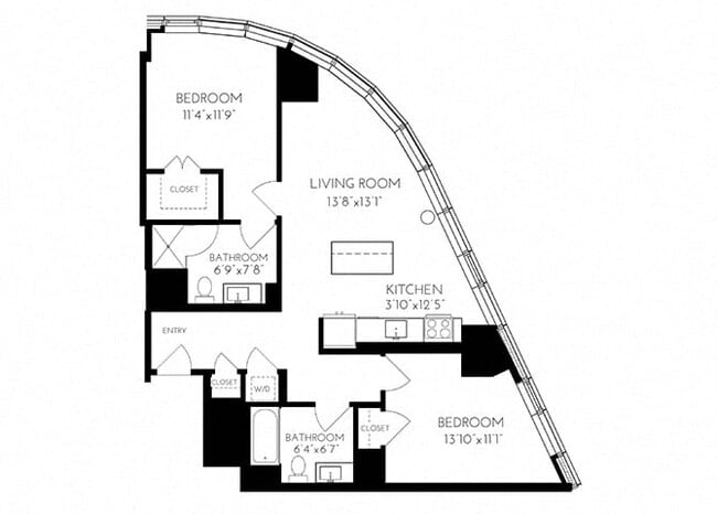 Floorplan - The Benjamin Seaport Residences