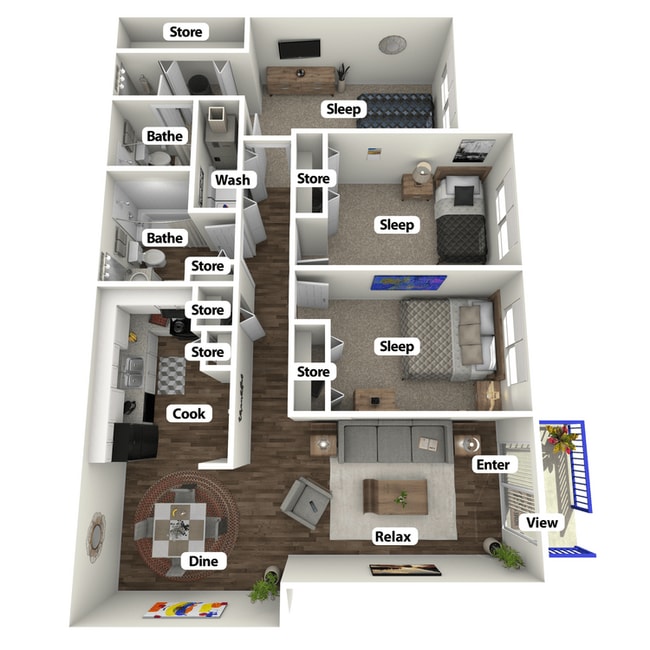 Floorplan - Woodland at Cascade