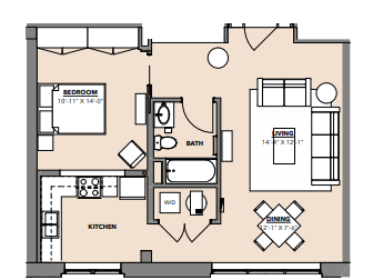 Floorplan - Hawthorne Apartments