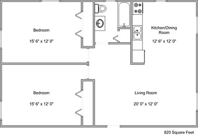 2BR/1BA - Spring