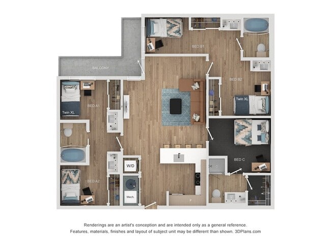 5 Bed 3 Bath C4 Shared - Lumen on Ninth