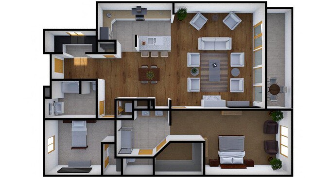 Floorplan - Riviera Coast Apartments