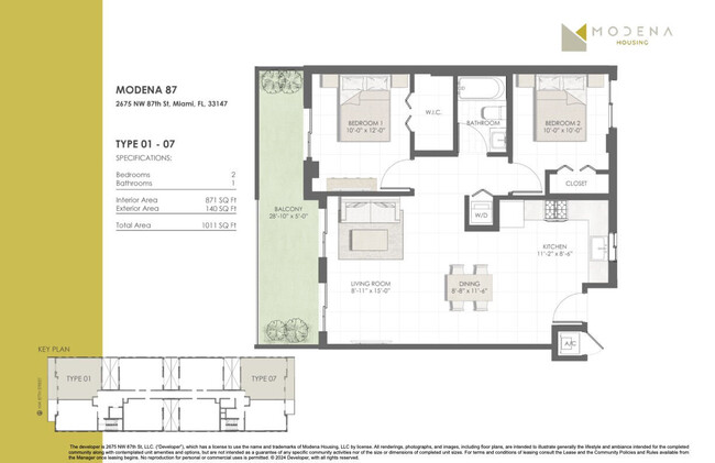 Floorplan - Modena 87