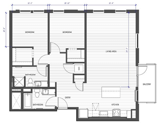 Floorplan - Hyas Point Apartments