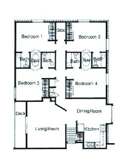 Typical Floor plan - 724 W 1720 N