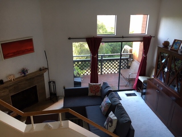 Living Room from Stairwell - 316 Donahue St