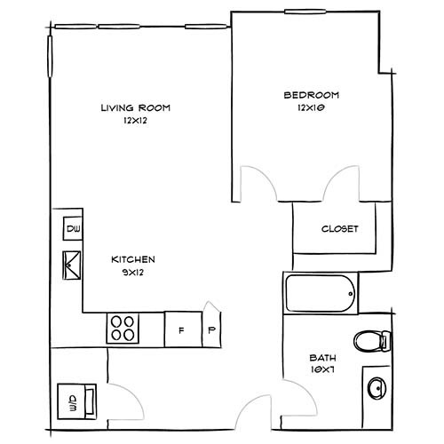 Floorplan - Indigo Apartments