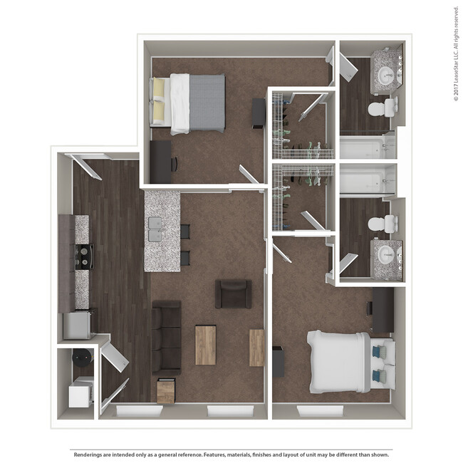 Two Bedroom 2.3 - Statehouse Varsity