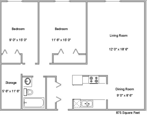 1BR/1BA - Betty Ann