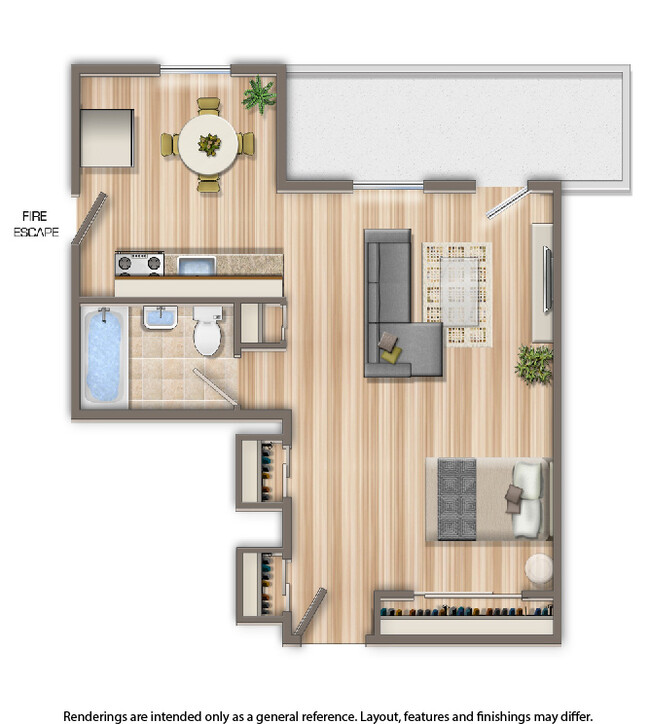 Floorplan - Dupont Apartments