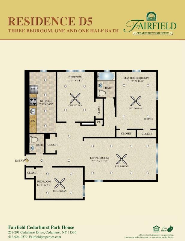 Floorplan - Fairfield Residences At Cedarhurst Park House