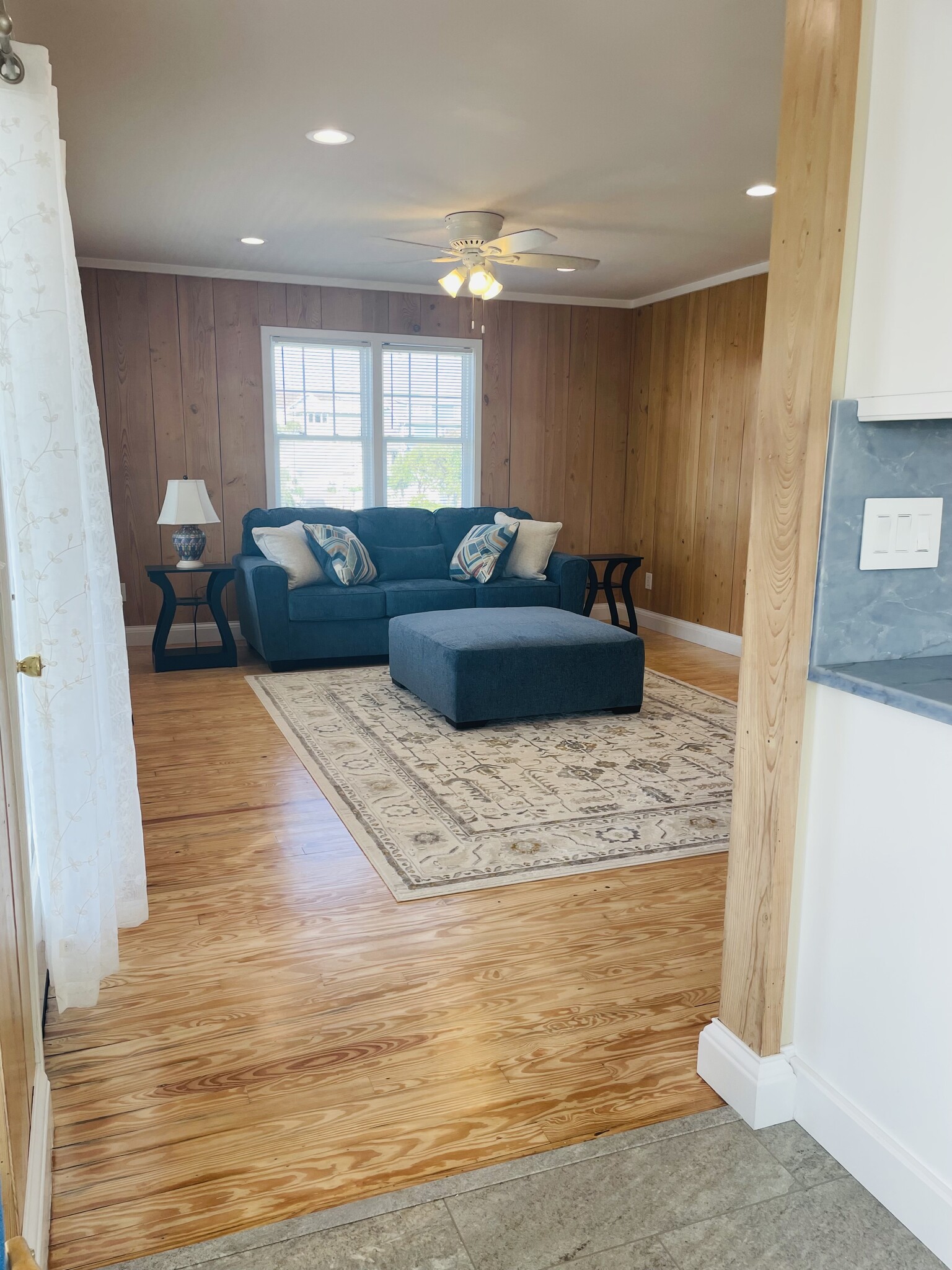 Livingroom, sofa, ottoman and side tables - 101 Lumina Ave N