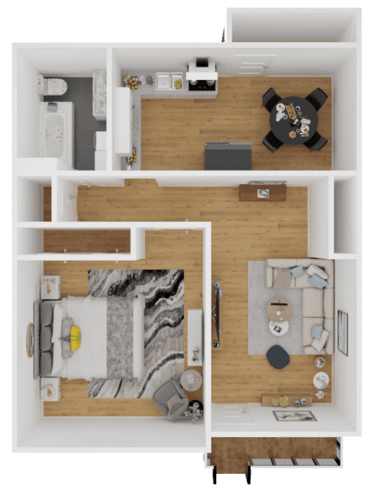 Floorplan - Crossdale Flats
