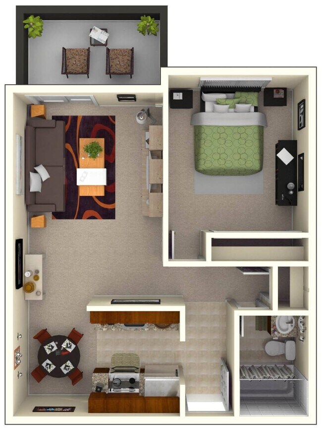 Floorplan - Regency Plaza Apartment Homes