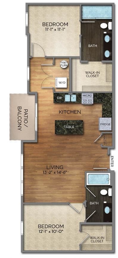 Floorplan - Statehouse Highline on 9th