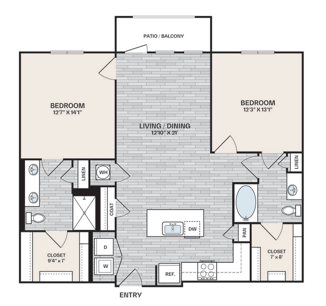 Floorplan - Mercer 1900