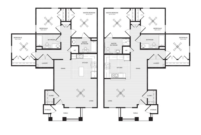 Floorplan - Grace Lake Townhomes