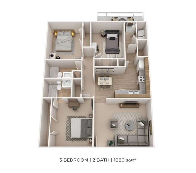 Floorplan - Sharon Pointe Apartment Homes