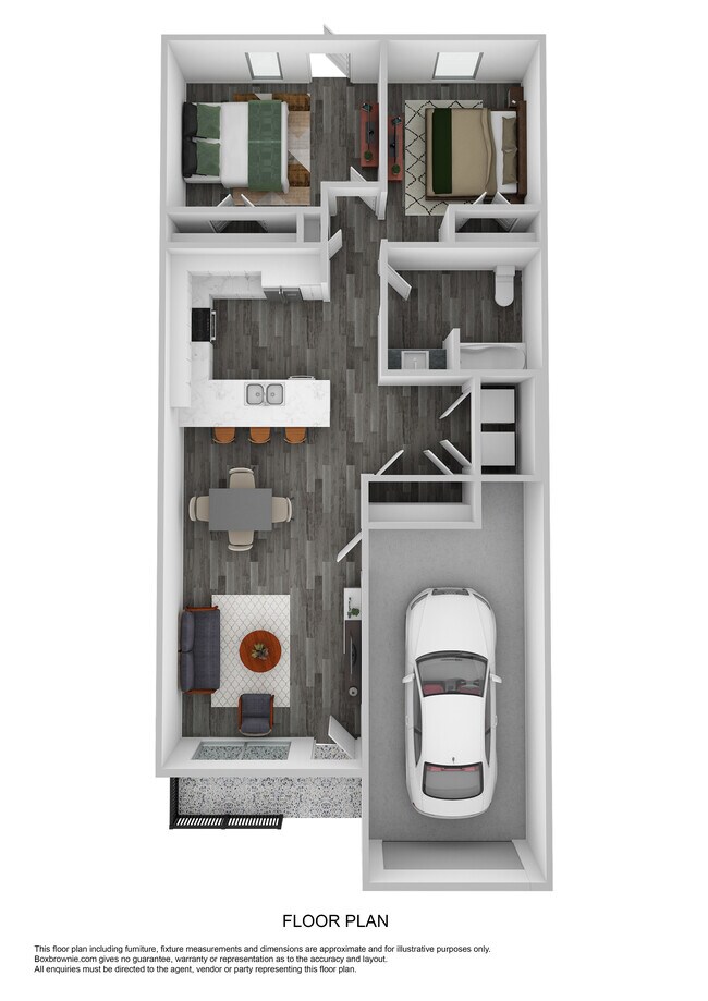 2 Bed, 1 Bath 985 Sq. Ft. - The Shoals