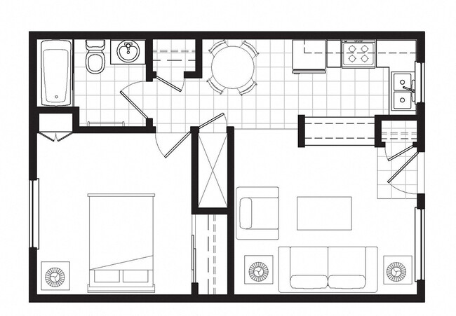 Floorplan - White Oak Apartments