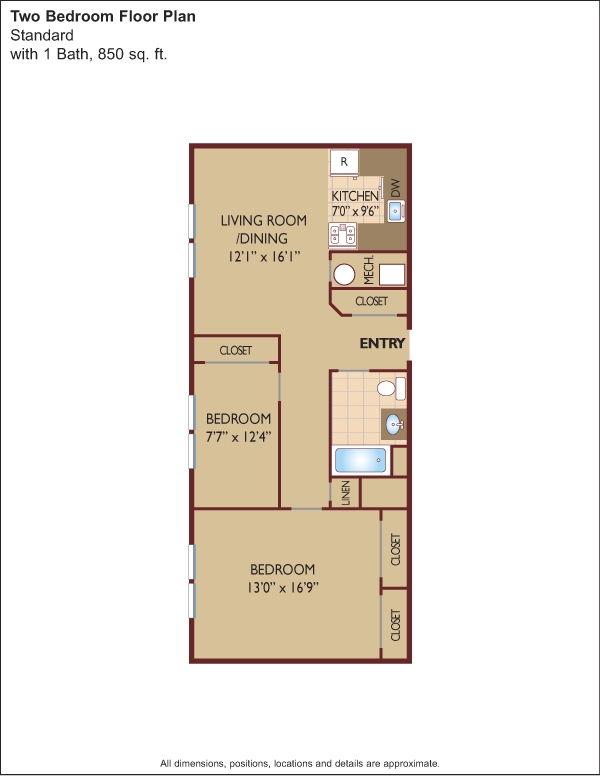 1BR/1BA - Vail Manor 55+