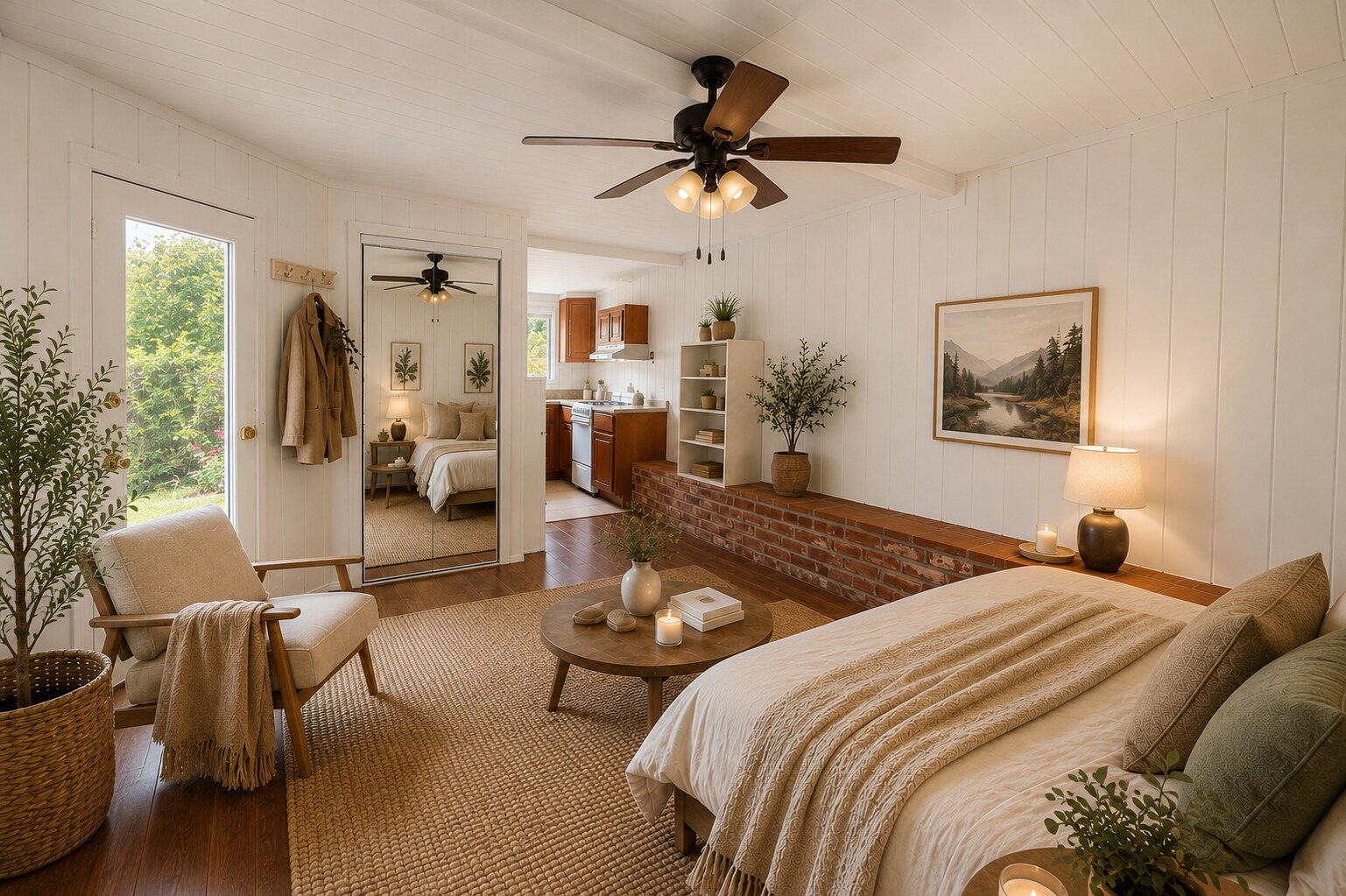 Virtually staged using the actual space. - 2830 Scandia Way