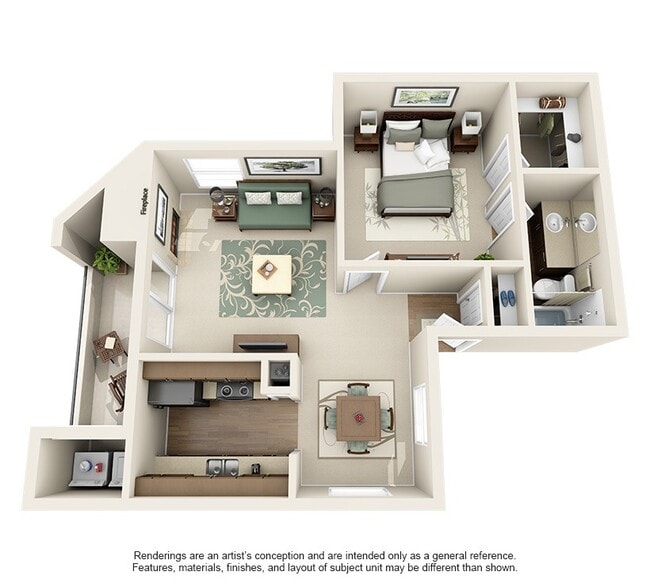 Floorplan - Terrace Cove Apartment Homes