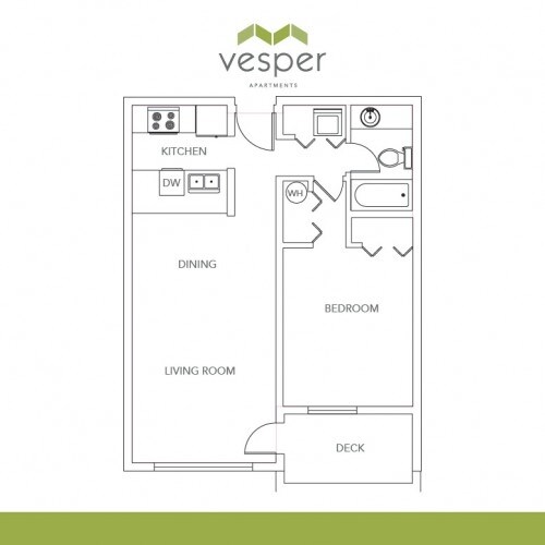 1BR/1BA - Vesper