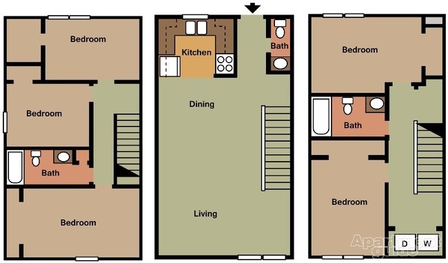 Floorplan - Townhouses On Tenth