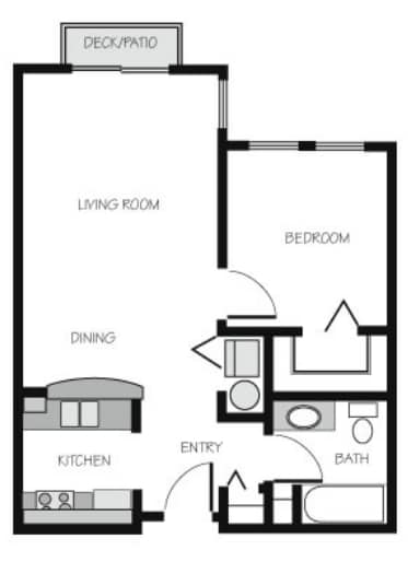 1BR/1BA - Tobira