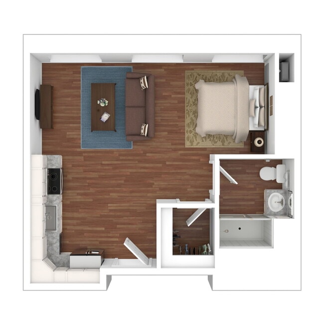 Floorplan - The Residences on Appleton, A 55+ Community