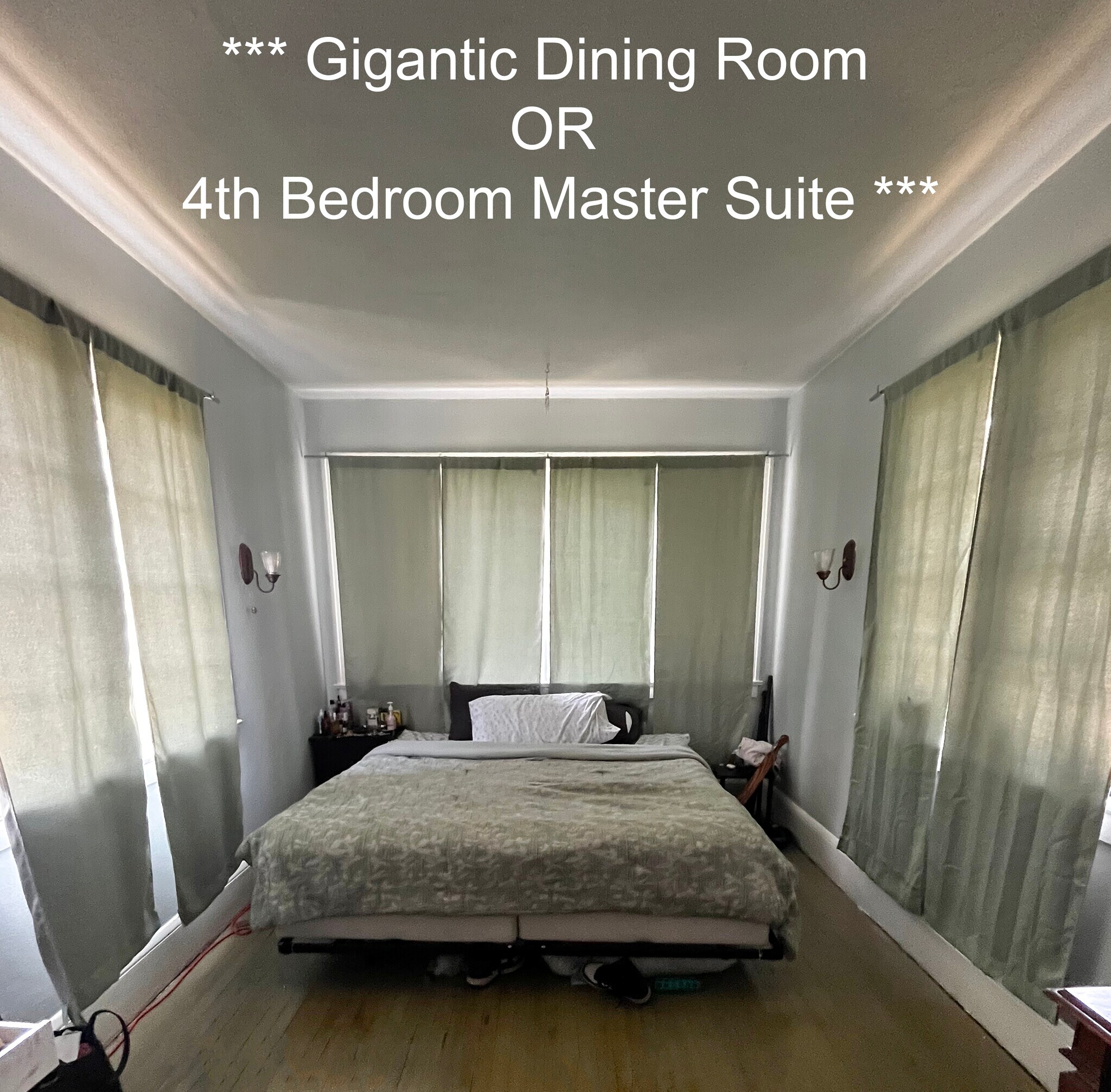 #4 GRAND BEDROOM / OR GRAND DINING ROOM with windows surrounding - 506 Silver Beach Ave