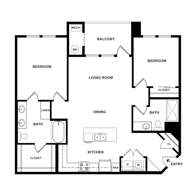 Madison - 2x2 Floor Plan - Verdant at Green Valley