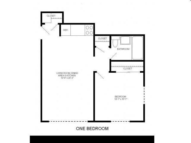 1BR/1BA - Astor Place Apartments