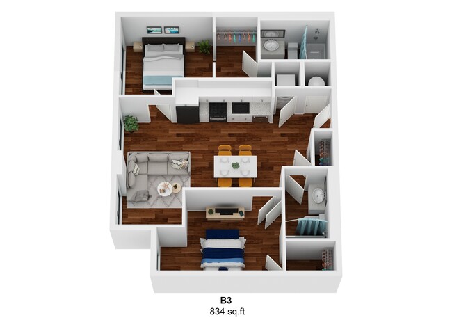 Floorplan - MDXL Flats