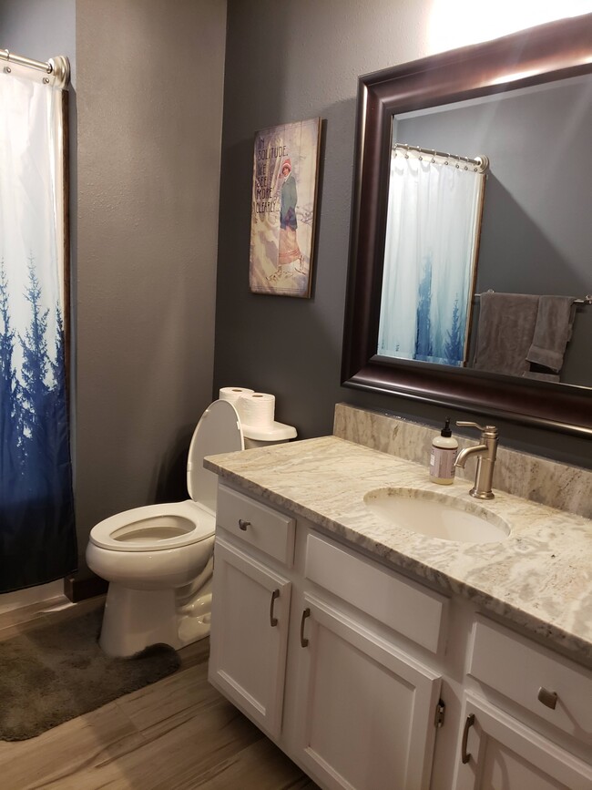 2nd bathroom, granite counter tops - 7 Willowbrook Close