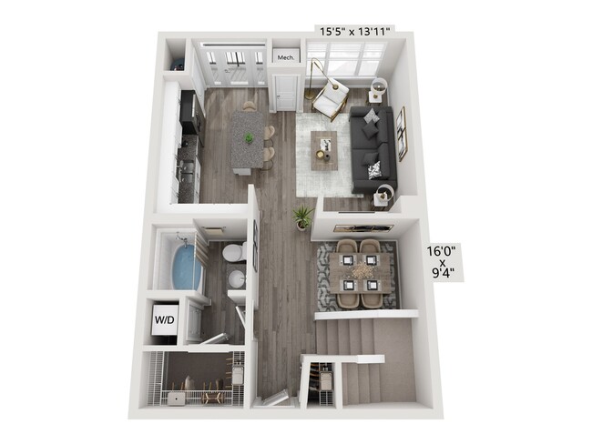 Floorplan - City Gate Apartment Homes